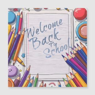 Colorful Welcome Back to School Design