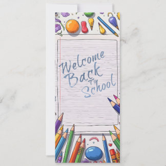 Colorful Welcome Back to School Design