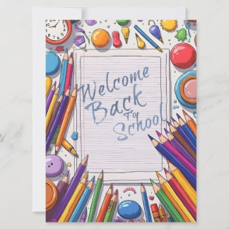 Colorful Welcome Back to School Design