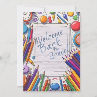 Colorful Welcome Back to School Design