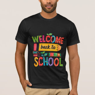 Colorful Welcome Back to School T-Shirt