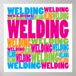 Colorful Welding Poster