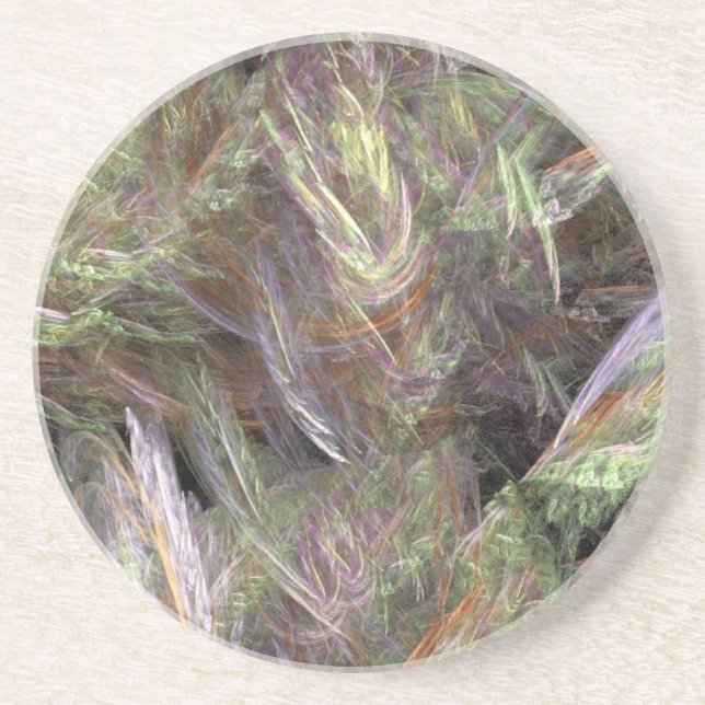 Colorful Wheat Drink Coaster (Front)