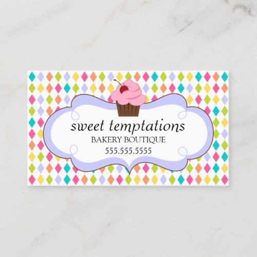 Whimsical Bakery Business Cards