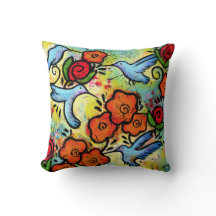 Colorful Whimsical Hummingbird Wildlife Animals
