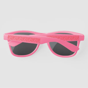 Colorful Whimsical Small Hearts Red Pink White S Sunglasses