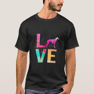 Colorful Whippet Dog Mom Gifts Whippet T-Shirt