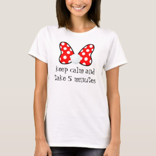 Colorful White and Red Ribbon T-Shirt