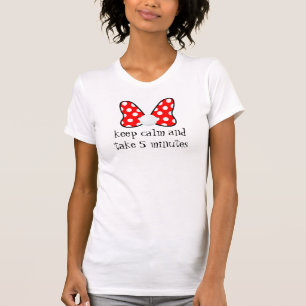 Colorful White and Red Ribbon T-Shirt