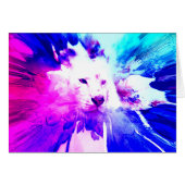 colorful White Tiger Grunge (Front Horizontal)