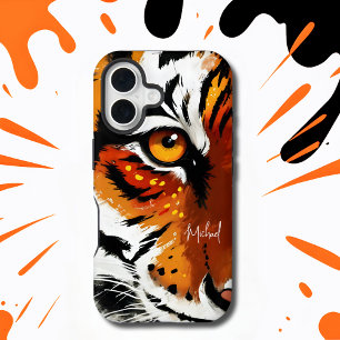 Colorful Wild Tiger's Eye Phone Case