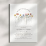 Colorful Wildflower Baby in Bloom Baby Shower Invitation