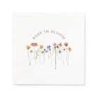 Colorful Wildflower Baby In Bloom Baby Shower