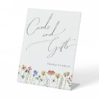 Colorful Wildflower Baby shower Cards and Gifts