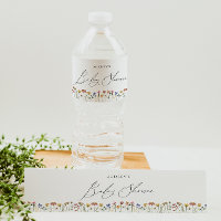Colorful Wildflower Baby Shower