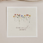 Mexican Calla Lily Bridal Shower Paper Napkin