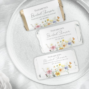 Colorful Wildflower Boho Bridal Bridal Shower Hershey's Miniatures
