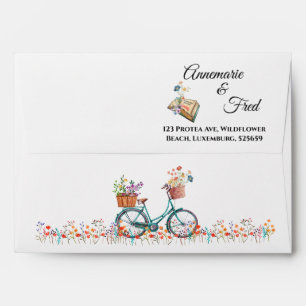 Colorful   Wildflower Boho Envelope