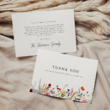 Colorful Wildflower Border Baby Shower