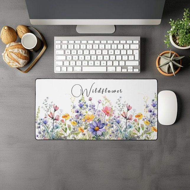 Colorful Wildflower Desk Mat (Creator Uploaded)