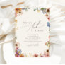 Colorful Wildflower Garden | Beige Casual Wedding Invitation