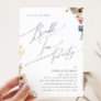 Colorful Wildflower | Garden Bridal Tea Party Invitation
