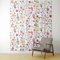 Colorful Wildflower Garden Living Room Office