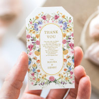 Colorful Wildflower Garden Wedding Party Favors