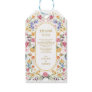 Colorful Wildflower Garden Wedding Party Favors Gift Tags
