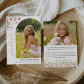 Colorful Wildflower Graduation Photo Announcement