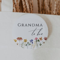 Colorful Wildflower Grandma To Be