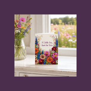 Colorful Wildflower Greeting Card Any Occasion
