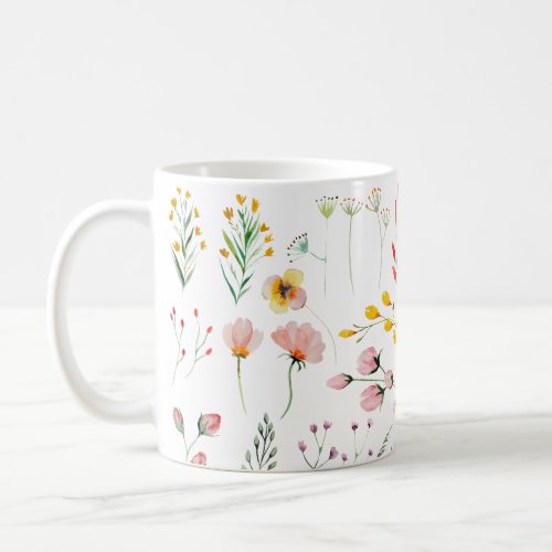 Colorful Wildflower Meadow Coffee Mug