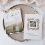 Colorful Wildflower | Meadow Photo QR Code Save The Date