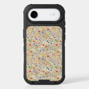 Colorful Wildflower Meadow Seamless Pattern iPhone 17 Air Case