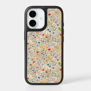 Colorful Wildflower Meadow Seamless Pattern iPhone 17 Case
