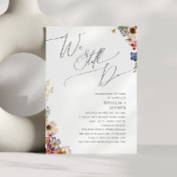 Colorful Wildflower Meadow We Still Do Vow Renewal