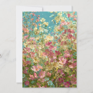 Colorful Wildflower Meadows 3 Invitation