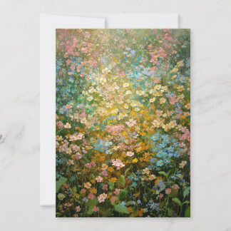 Colorful Wildflower Meadows 3 Invitation