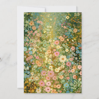 Colorful Wildflower Meadows 3 Invitation