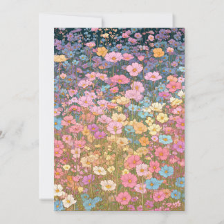 Colorful Wildflower Meadows 3 Invitation