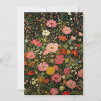 Colorful Wildflower Meadows 3 Invitation