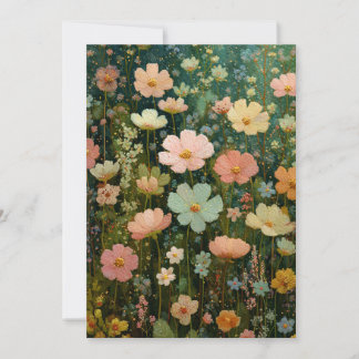 Colorful Wildflower Meadows 3 Invitation