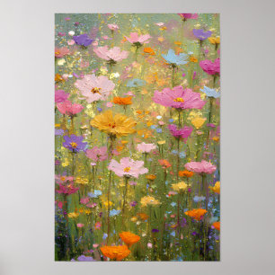 Colorful Wildflower Meadows 3 Poster