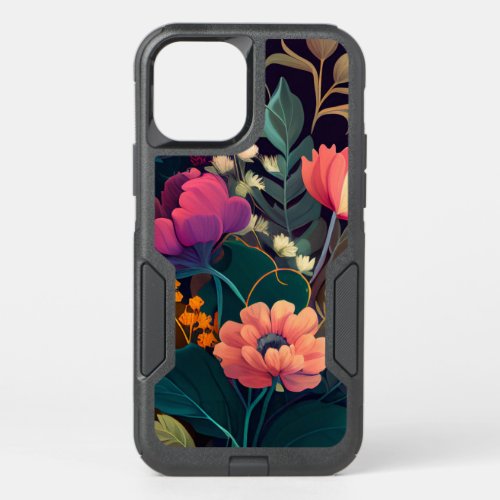 Colorful Wildflower Nature Inspired Botanical OtterBox Commuter iPhone 12 Pro Case