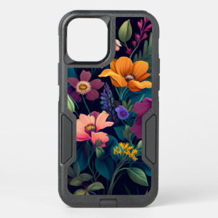 Colorful Wildflower Nature Inspired Botanical OtterBox Commuter iPhone 12 Pro Case