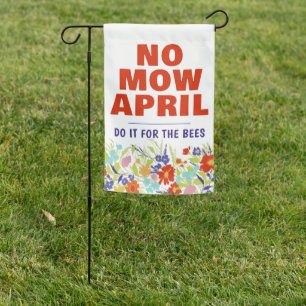 Colorful Wildflower No Mow April Garden Flag