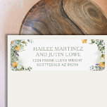 Colorful Wildflower Spring Wedding Return Address Label<br><div class="desc">Add a touch of blooming elegance to your wedding stationery with the Colorful Wildflower Spring Wedding Return Address Label. Perfect for a backyard spring or summer wedding, these personalized address labels feature a vibrant design inspired by delicate summer floral flowers. The charming wildflower motif brings a fresh, romantic vibe to...</div>