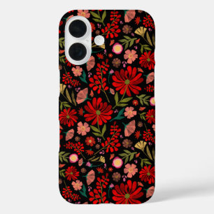 Colorful Wildflower Summer Floral Case-Mate iPhone 16 Case