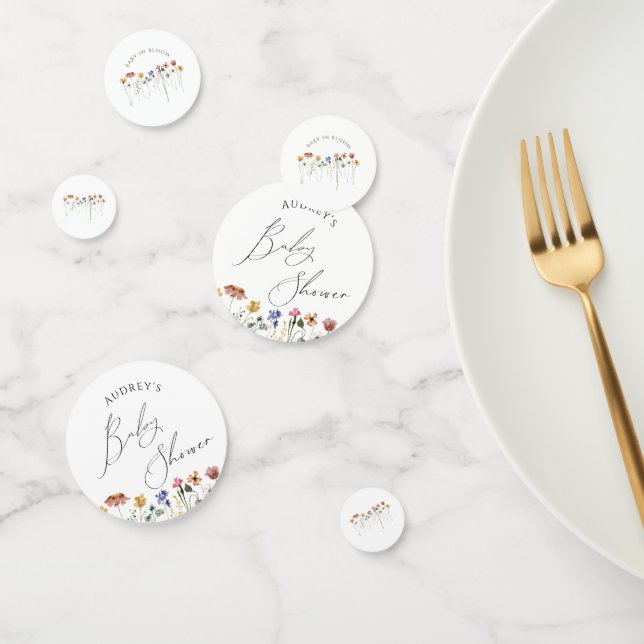 Colorful Wildflower Table Confetti (Group)